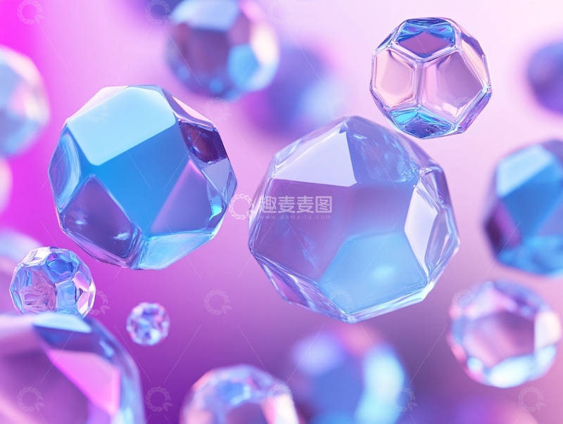 高清大图下载【趣麦麦图】渲染晶格球3