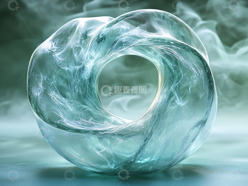 高清大图下载【趣麦麦图】无限大符号玻璃质感