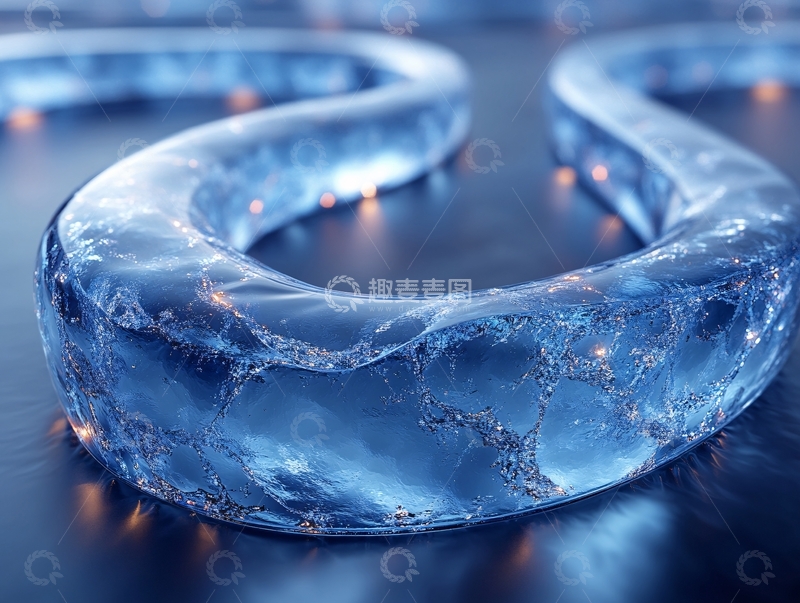 高清大图下载【趣麦麦图】玻璃环几何图案