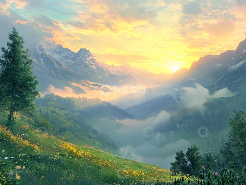 高清大图下载【趣麦麦图】宽屏风景画133