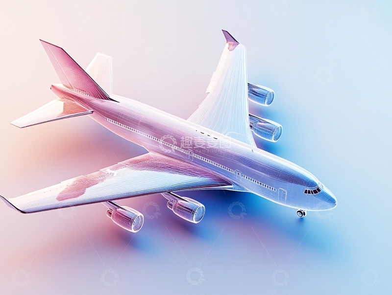 高清大图下载【趣麦麦图】南航插画