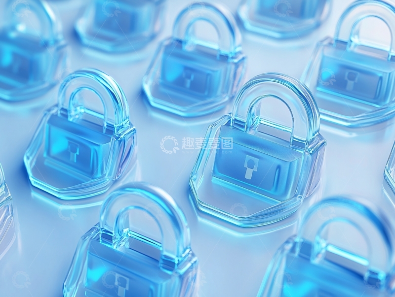 高清大图下载【趣麦麦图】三维玻璃办公室网络图