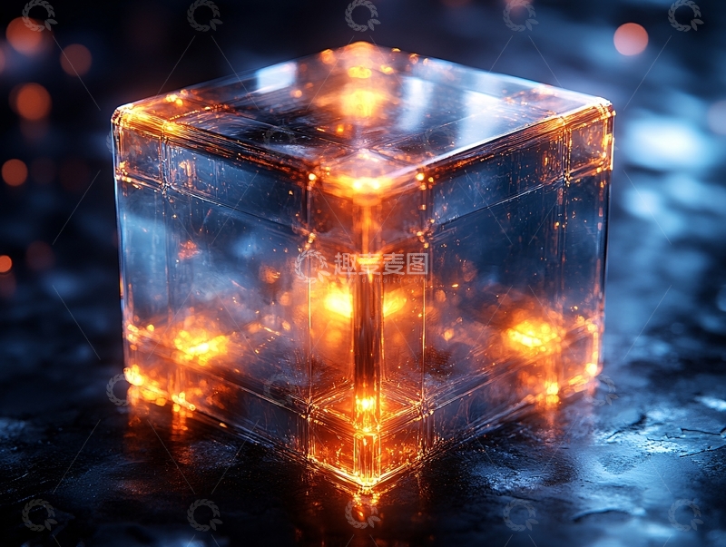 高清大图下载【趣麦麦图】科技感立方体11