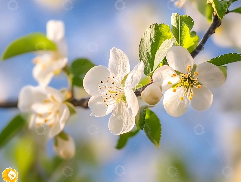 高清大图下载【趣麦麦图】唯美梨花盛开