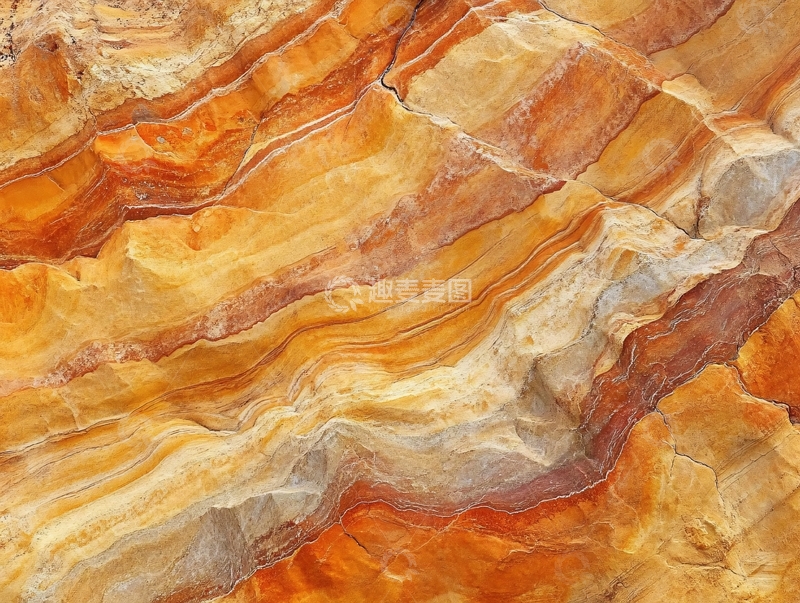 高清大图下载【趣麦麦图】海岸岩石纹路色彩1