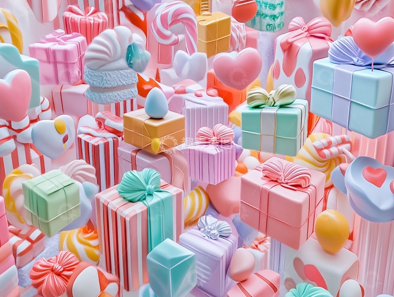 高清大图下载【趣麦麦图】情人节堆头