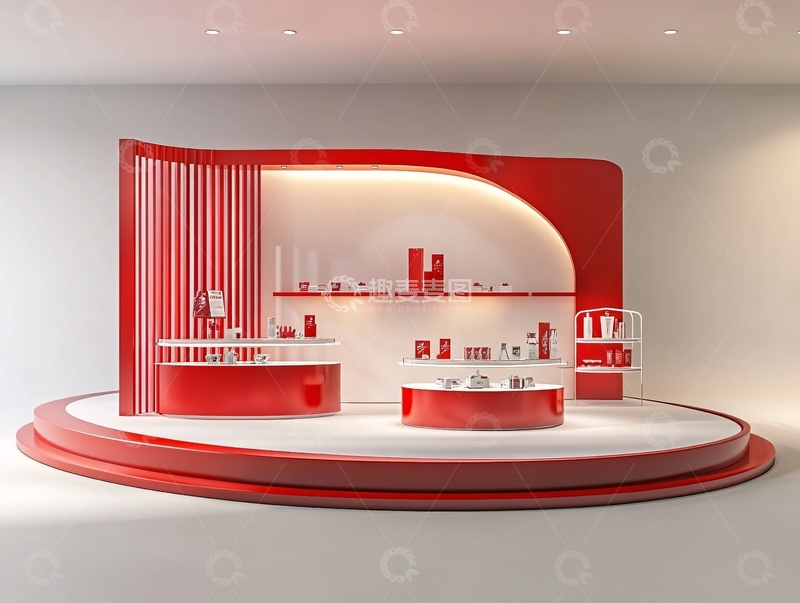 化妆品展台