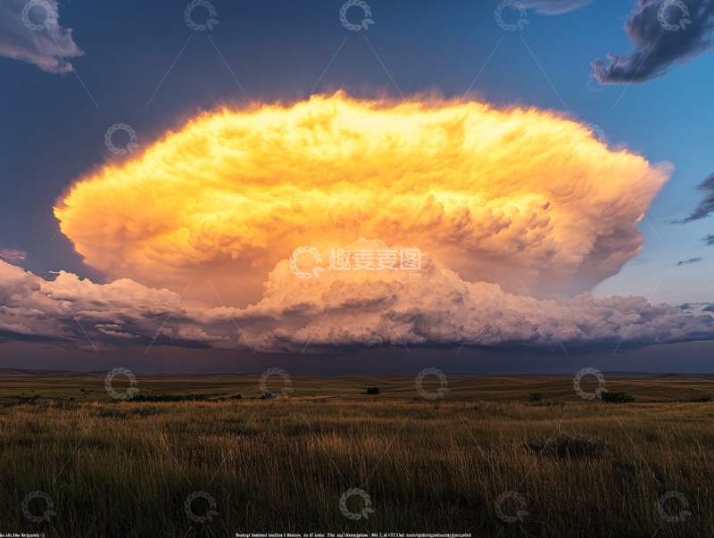 高清大图下载【趣麦麦图】核爆炸型云