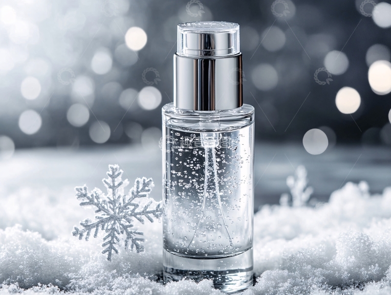 高清大图下载【趣麦麦图】冬季护肤霜瓶装