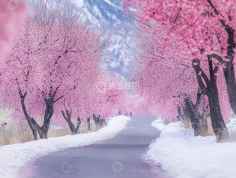 高清大图下载【趣麦麦图】唯美梦幻梅花林17