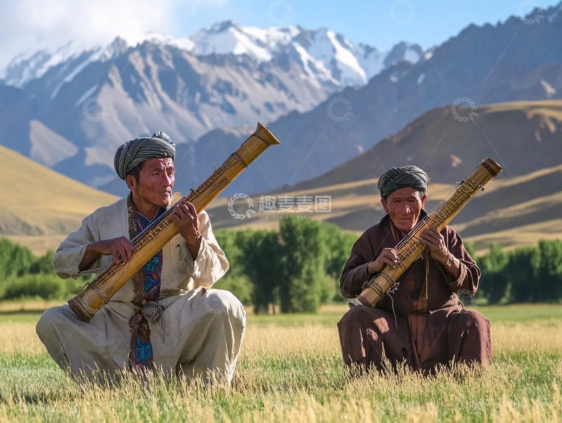 高清大图下载【趣麦麦图】-塔吉克族男女