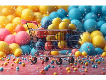 超市促销促销背景