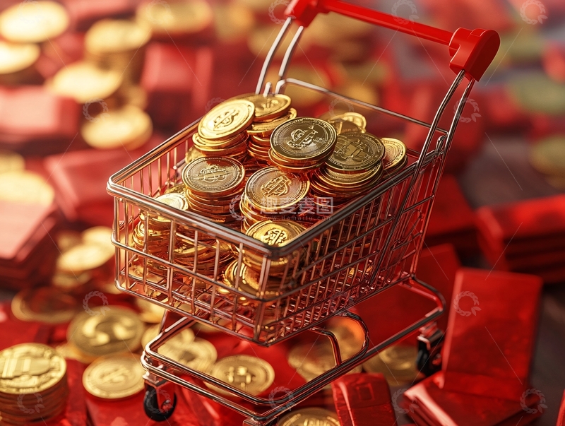 高清大图下载【趣麦麦图】消费节购物节1