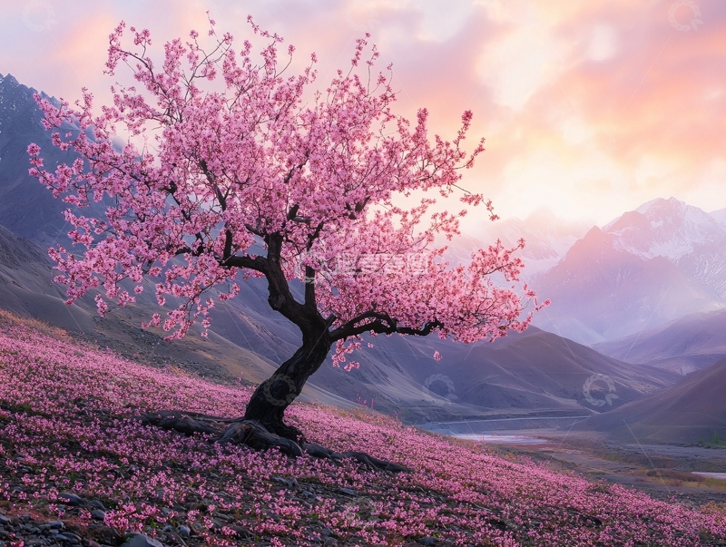 高清大图下载【趣麦麦图】吐尔根的杏花