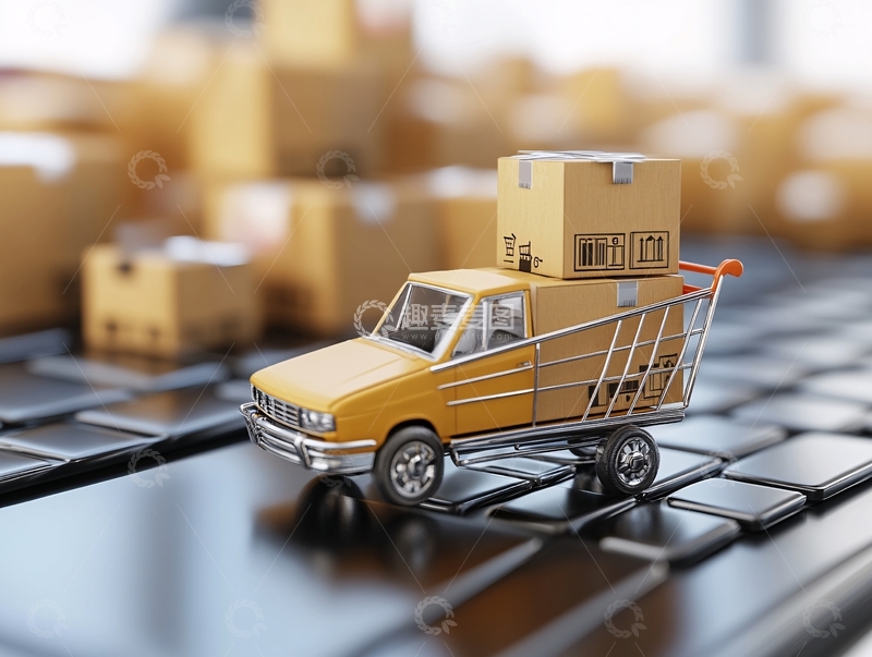 高清大图下载【趣麦麦图】交通运输物流快递1