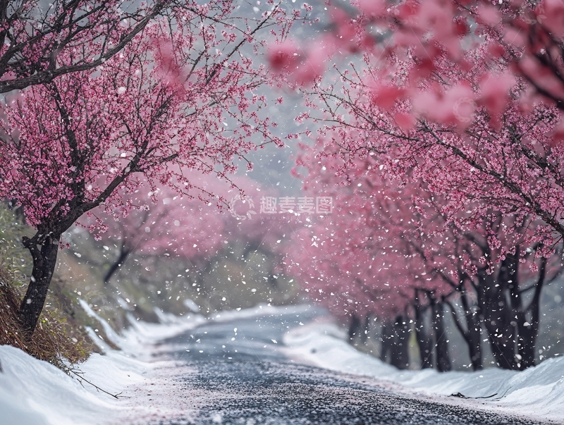 高清大图下载【趣麦麦图】唯美梦幻梅花林18