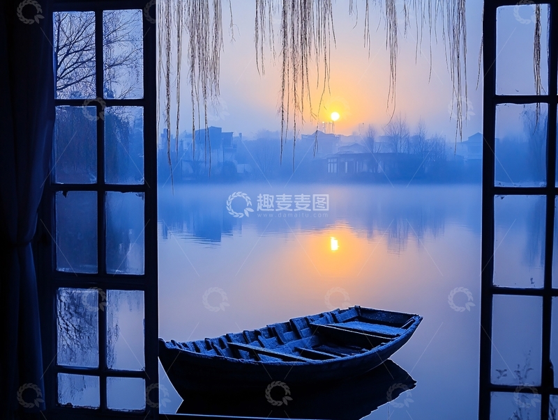 高清大图下载【趣麦麦图】茅家埠的早晨2