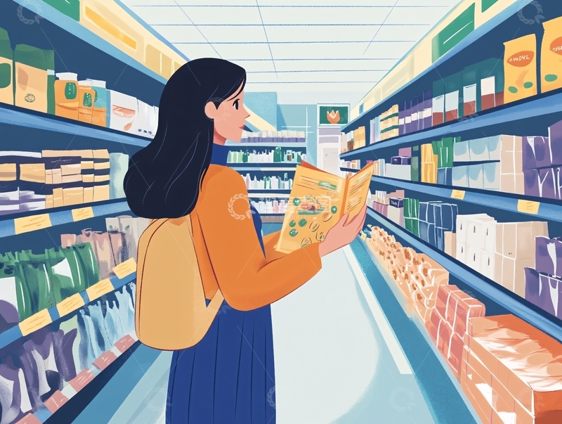 高清大图下载【趣麦麦图】超市购物场景2