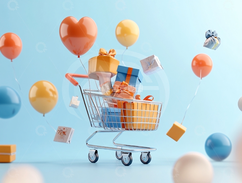 高清大图下载【趣麦麦图】消费节购物节5