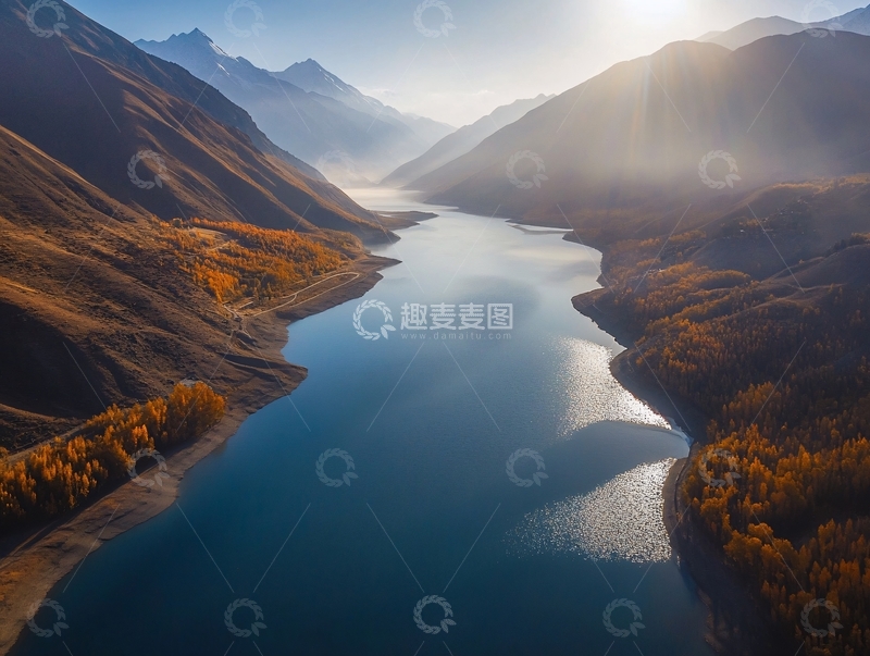 高清大图下载【趣麦麦图】新疆天湖1