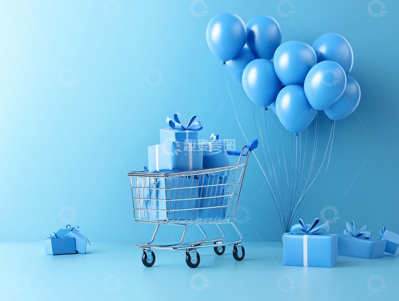 高清大图下载【趣麦麦图】消费节购物节4