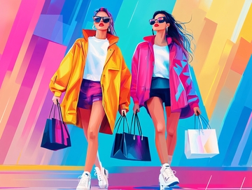 女装撞色主题设计