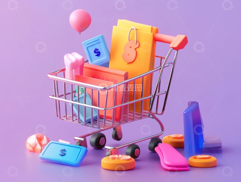 高清大图下载【趣麦麦图】跨境消费4