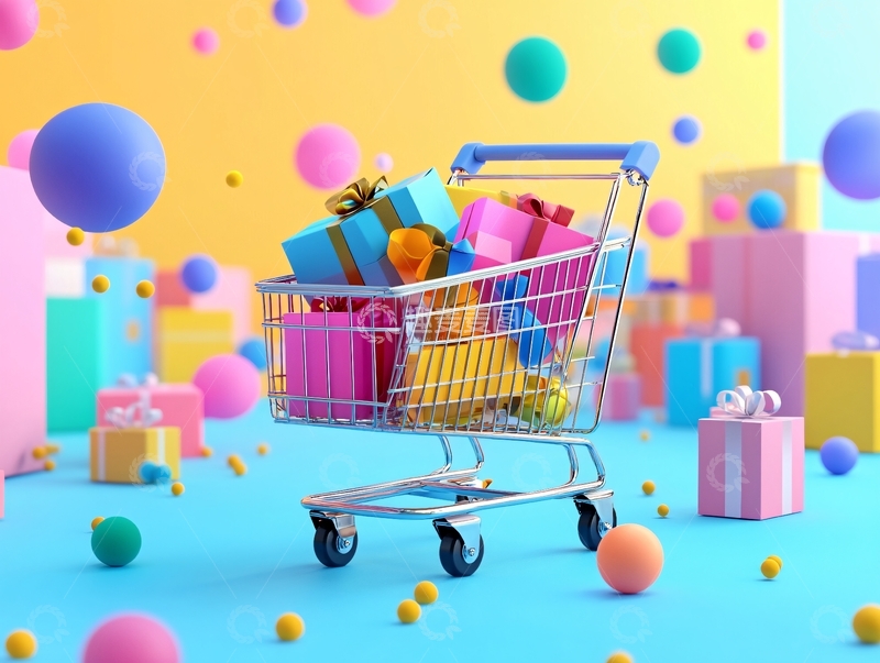 高清大图下载【趣麦麦图】购物节素材3