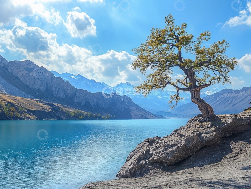 高清大图下载【趣麦麦图】枯木新疆旅游