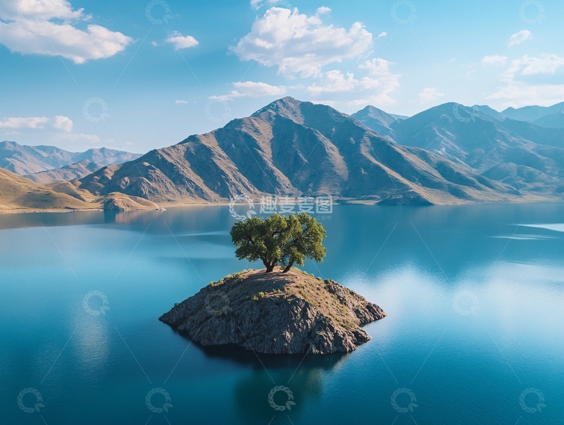 高清大图下载【趣麦麦图】新疆天湖5