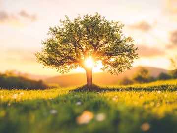 唯美阳光小树37