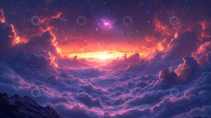 高清大图下载【趣麦麦图】银河静夜银河静夜星空