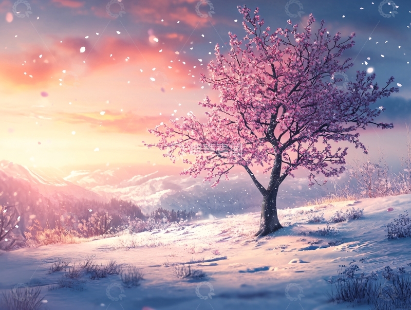 高清大图下载【趣麦麦图】唯美梦幻梅花林19