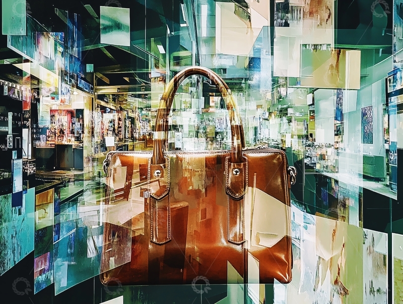 高清大图下载【趣麦麦图】箱包橱窗