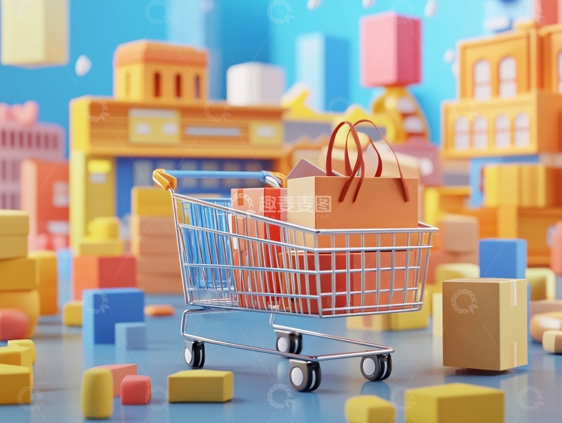 高清大图下载【趣麦麦图】消费节购物节7