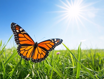 晒太阳的蝴蝶1