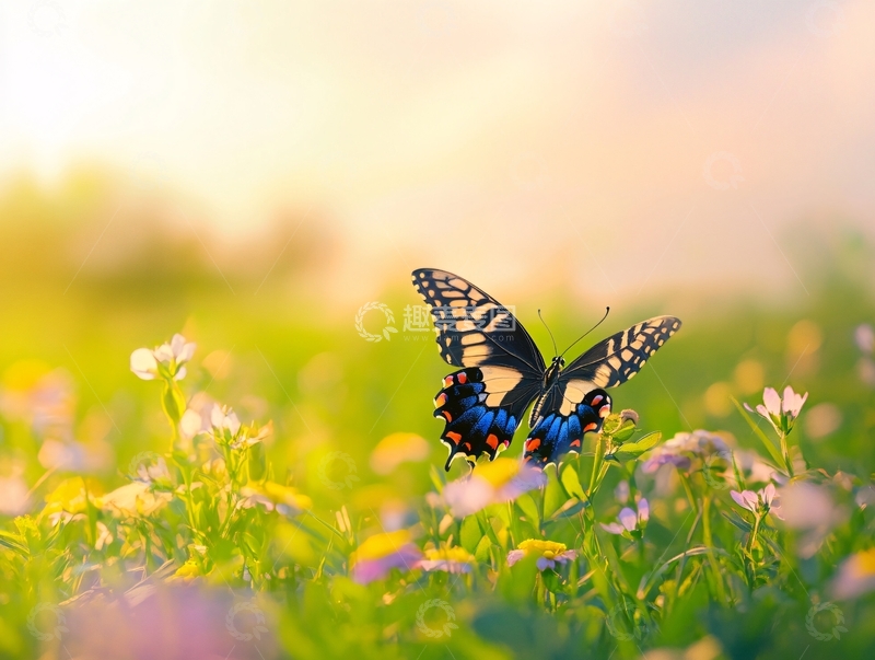 高清大图下载【趣麦麦图】唯美花蝶1