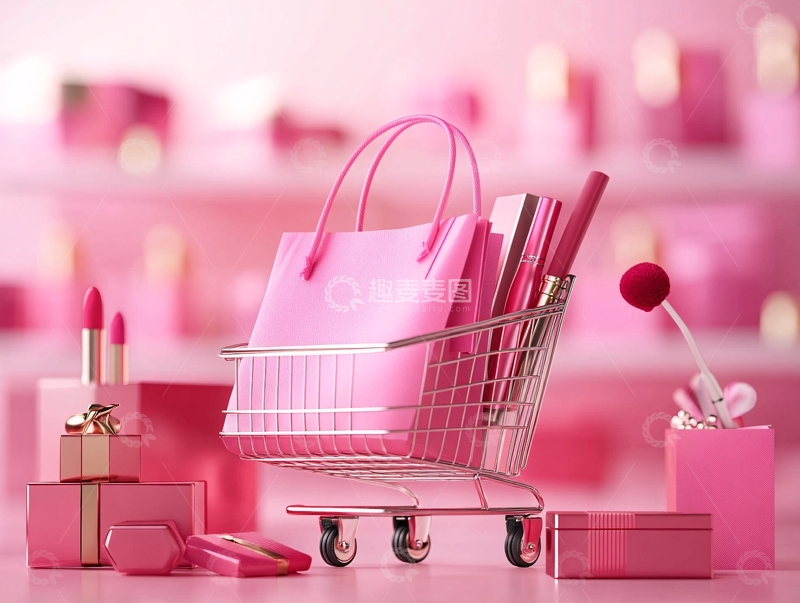 高清大图下载【趣麦麦图】双十一化妆品1