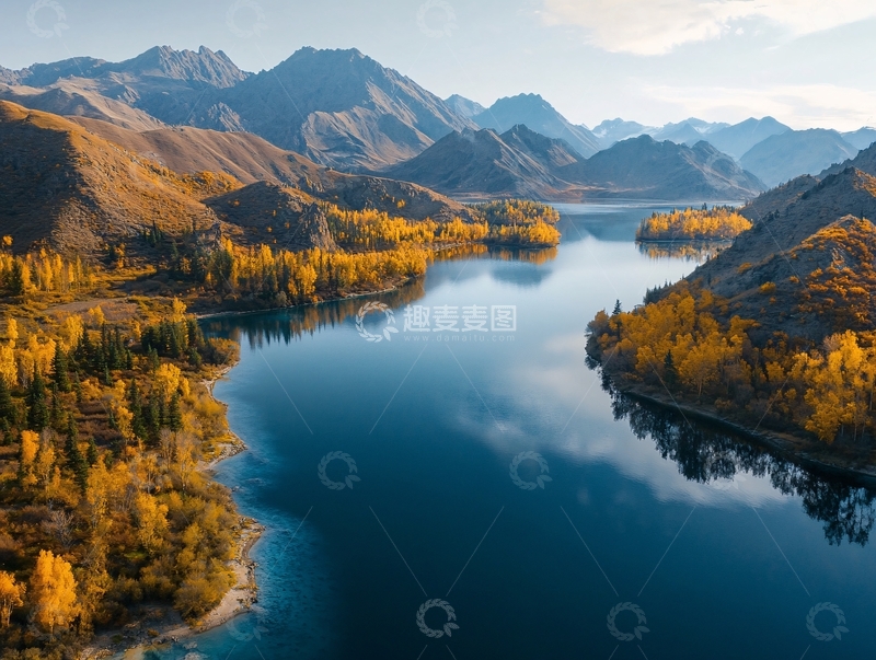 高清大图下载【趣麦麦图】新疆天湖7