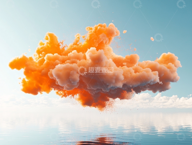 高清大图下载【趣麦麦图】云海悬浮小岛16