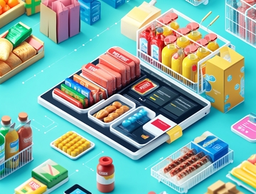 医药盒包装插画