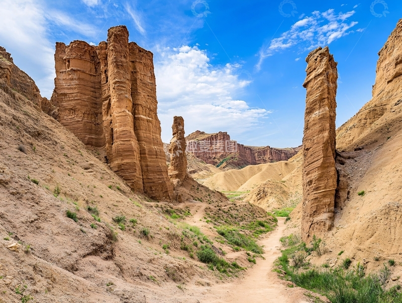 高清大图下载【趣麦麦图】冰沟丹霞景区