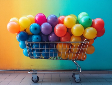 氢气球超市内景