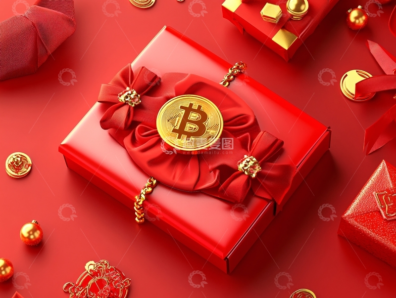 高清大图下载【趣麦麦图】新年礼盒包装盒钱包