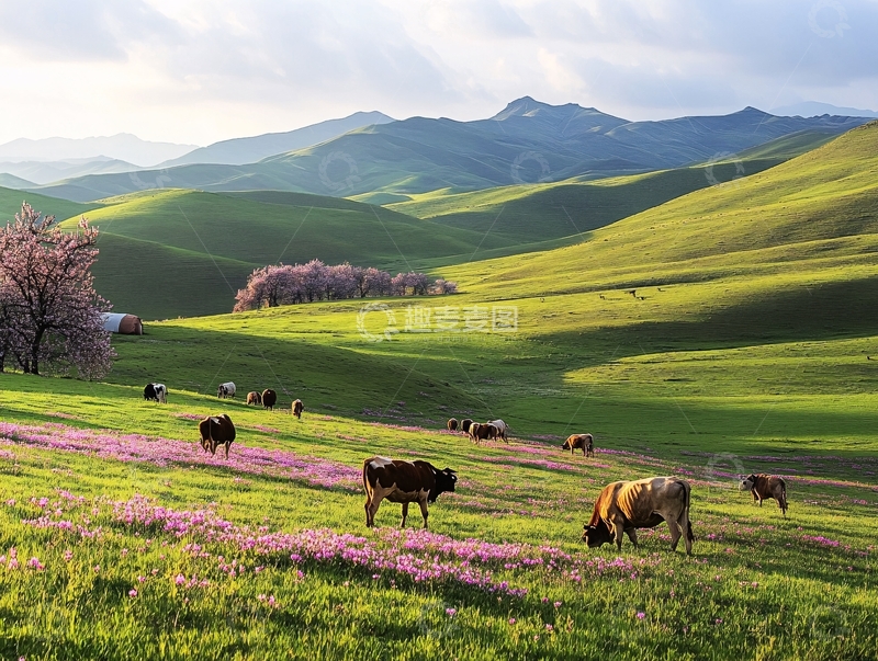 高清大图下载【趣麦麦图】吐尔根春游