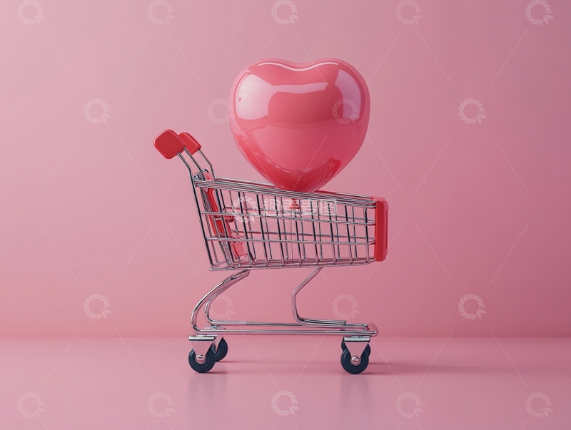 高清大图下载【趣麦麦图】购物车壁纸2