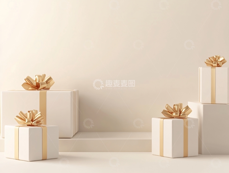 高清大图下载【趣麦麦图】礼盒礼物礼品堆头9