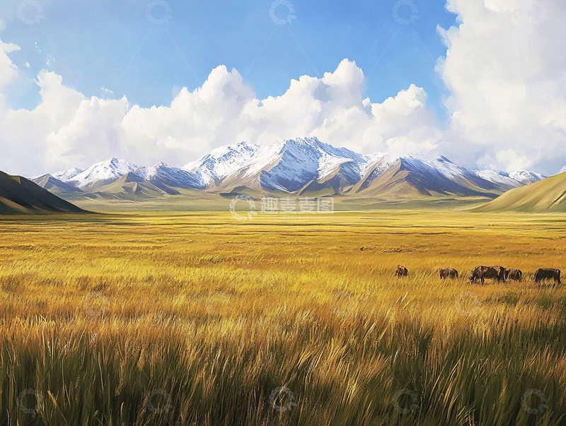 高清大图下载【趣麦麦图】草原风光壁纸18