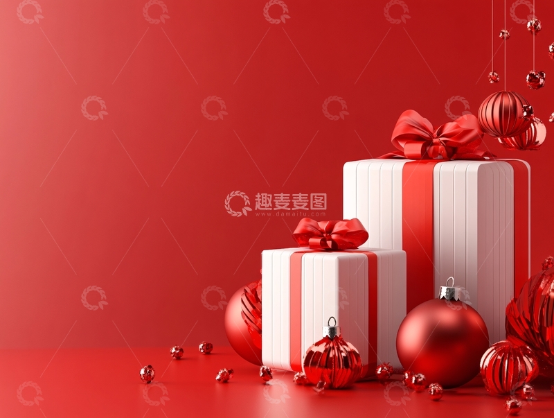 高清大图下载【趣麦麦图】礼盒礼物礼品堆头6