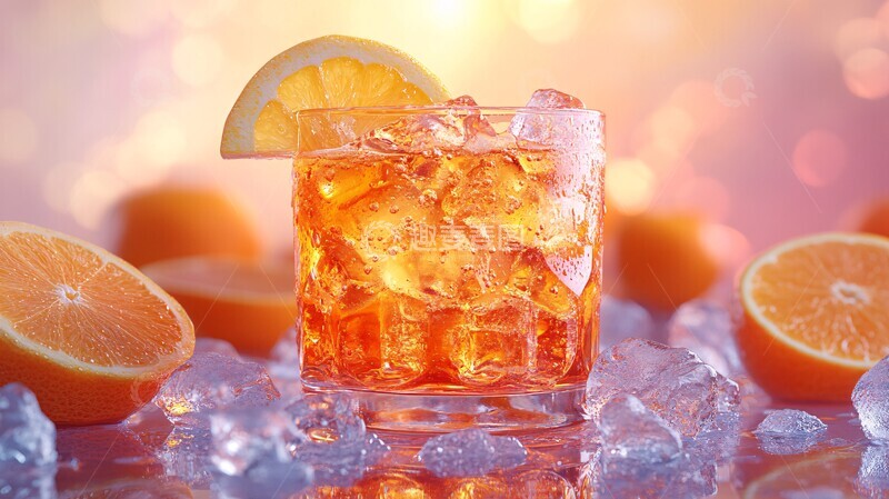 高清大图下载【趣麦麦图】冷饮冰块果汁12